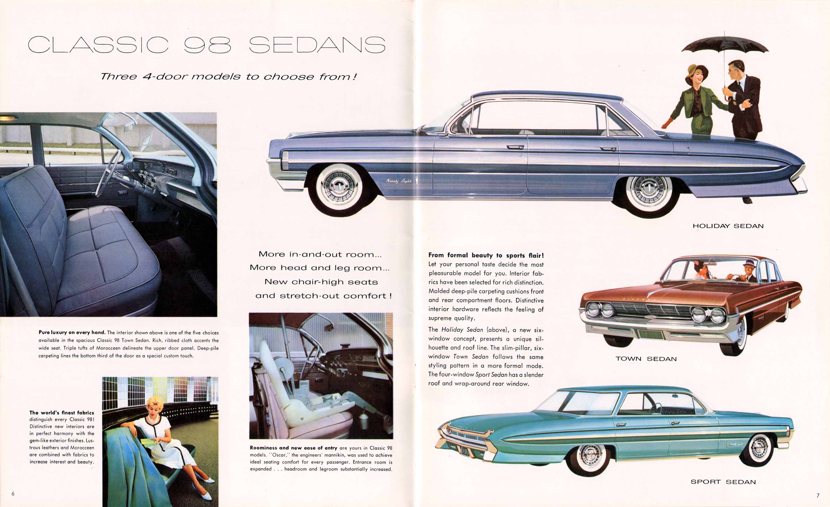 1961 Oldsmobile Full Line Brochure Page 2